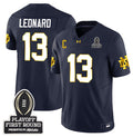 Riley Leonard Jersey #13 Notre Dame Fighting Irish CFP First Round Patch