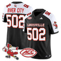 River City Jersey #502 Louisville Cardinals 1980s Throwback Stitched