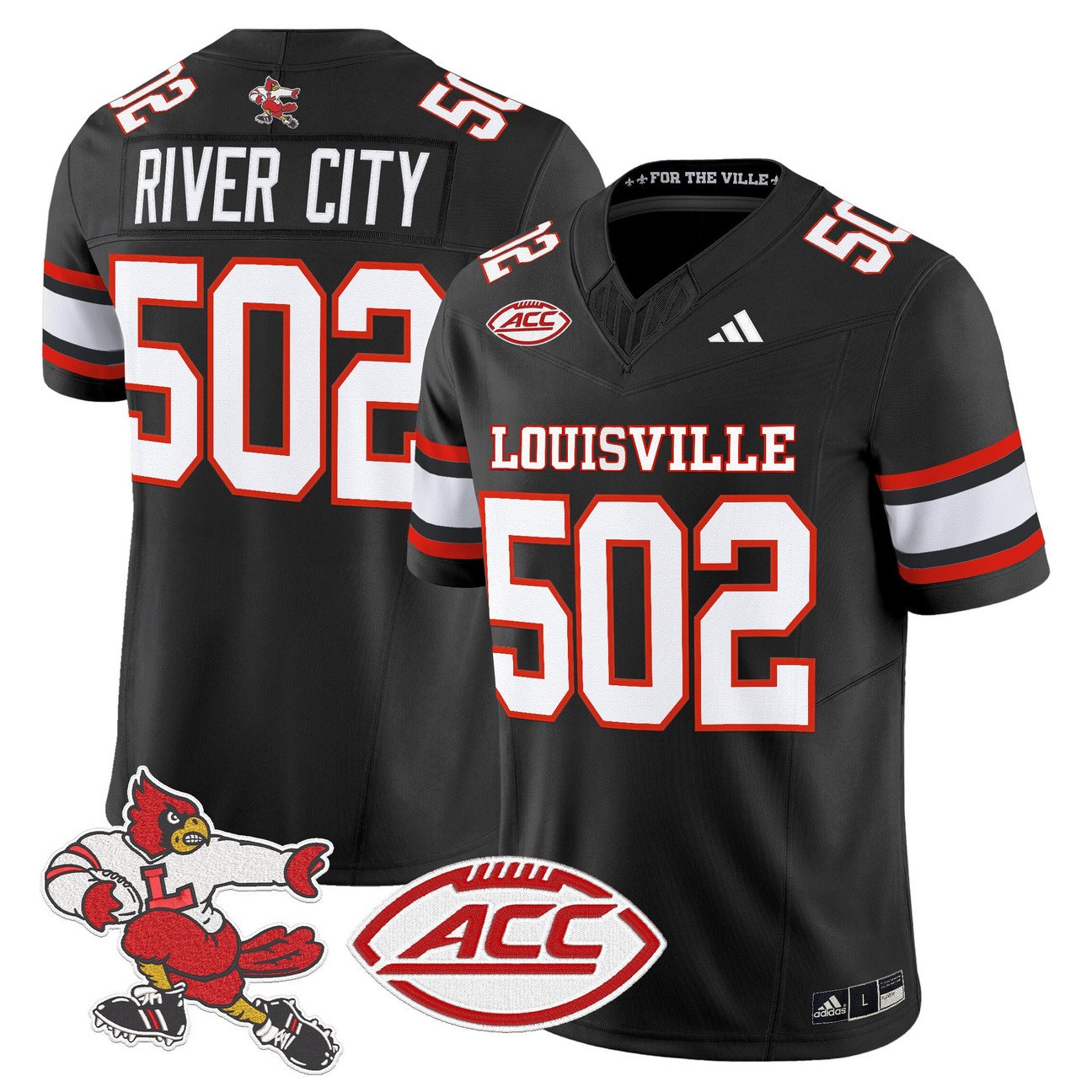 River City Jersey #502 Louisville Cardinals 2025 Vapor Stitched