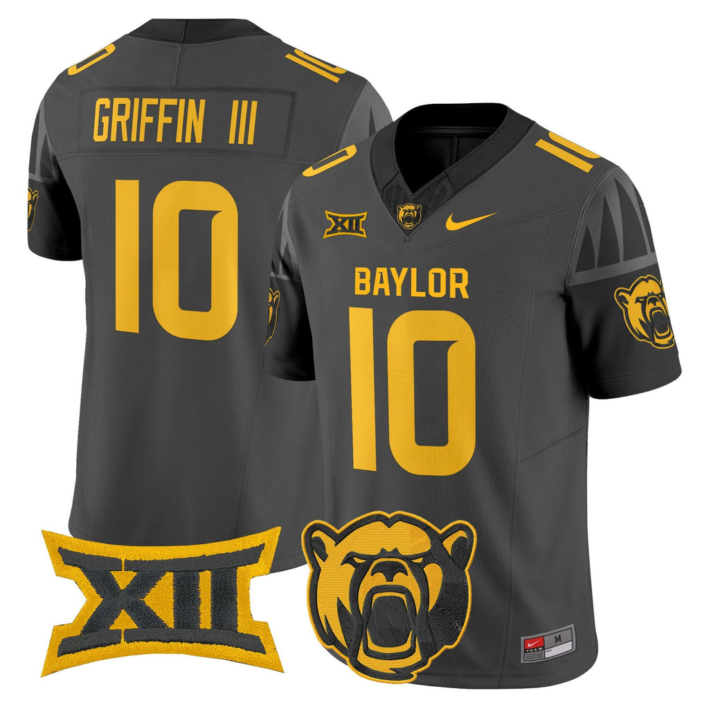 Robert Griffin III Jersey #10 Baylor Bears 2025 V2 Vapor Stitched