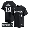 Robin Yount Jersey #19 Milwaukee Brewers Gothic 414 Shadows Edition