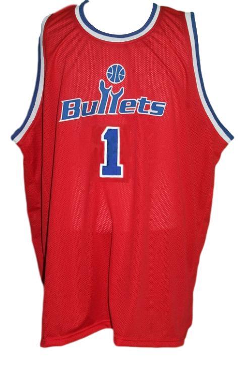 Rod Strickland Jersey #1 Washington Retro Basketball Red