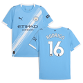Rodrigo 16 Manchester City 2025-26 Home Men Jersey – Sky Blue