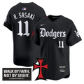 Roki Sasaki Jersey #11 Dodgers Faith Glory Edition Vapor Premier Limited Stitched