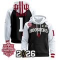 Roman Hemby Pullover Hoodie #1 Hoosiers 2025 National Champions Stitched