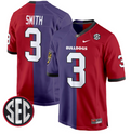 Roquan Smith Jersey #3 Georgia Bulldogs Split Football Game All Stitched