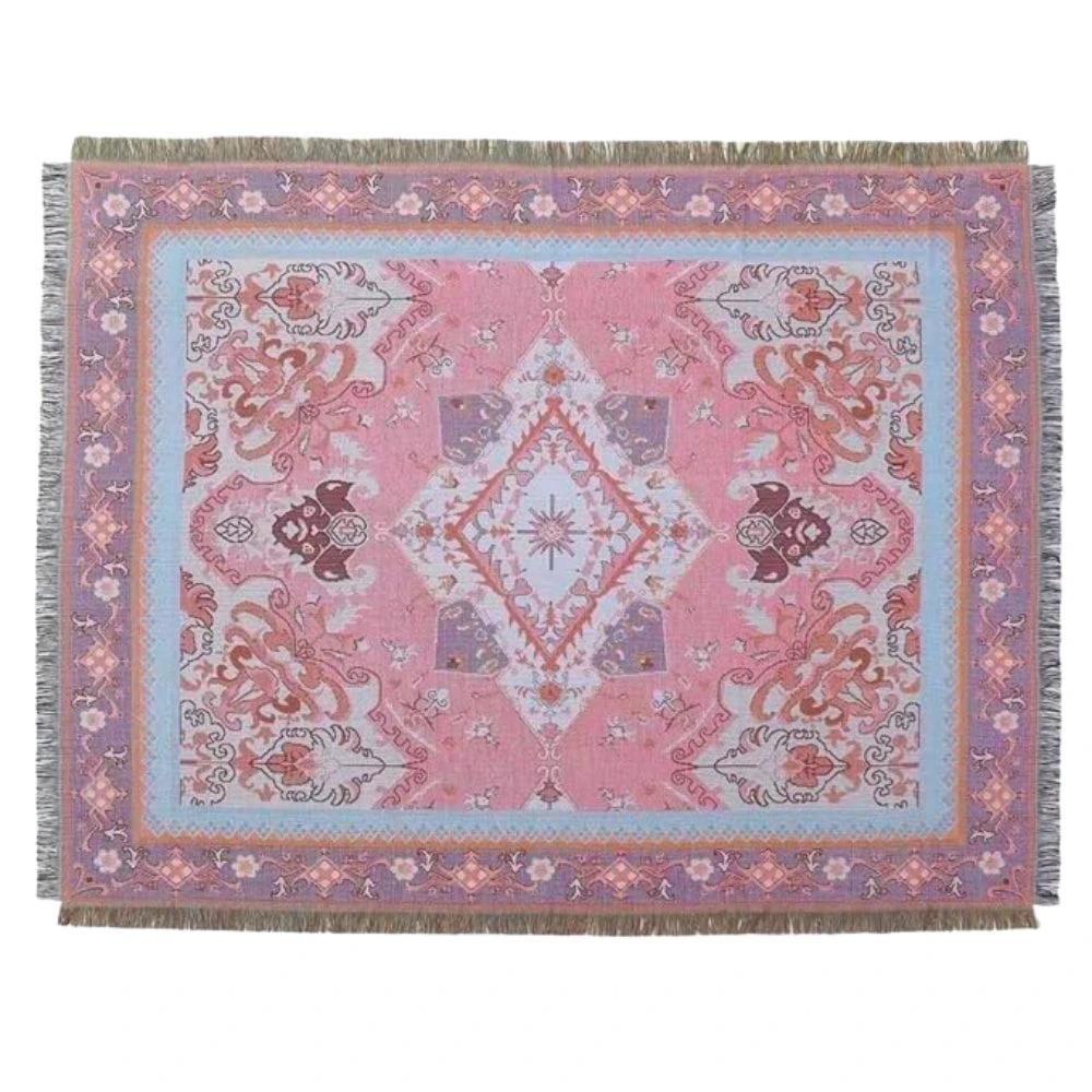 Bohemian Aztec Tapestry Throw Sofa Blanket