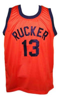 Rucker Jersey #13 Retro Vintage Basketball New Sewn Orange