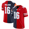 Russell Wilson Jersey Broncos #16 Wisconsin Badgers Split Vapor Football