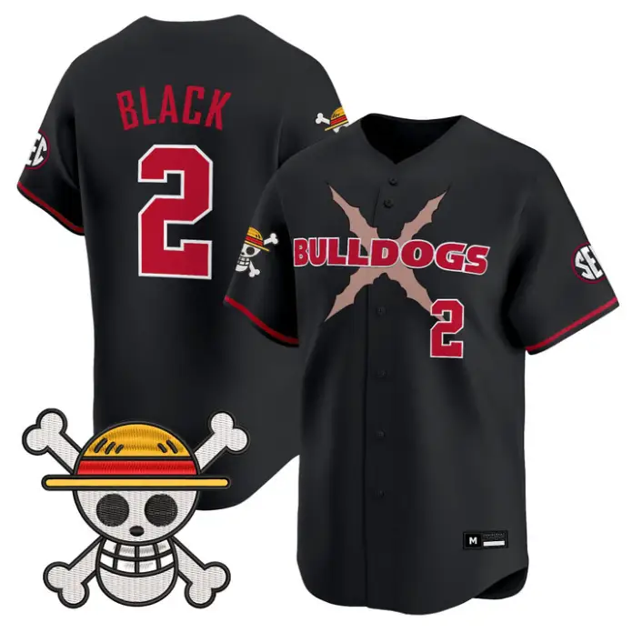 Ryan Black Jersey #2 Georgia Bulldogs Baseball One Piece Premier Stitched
