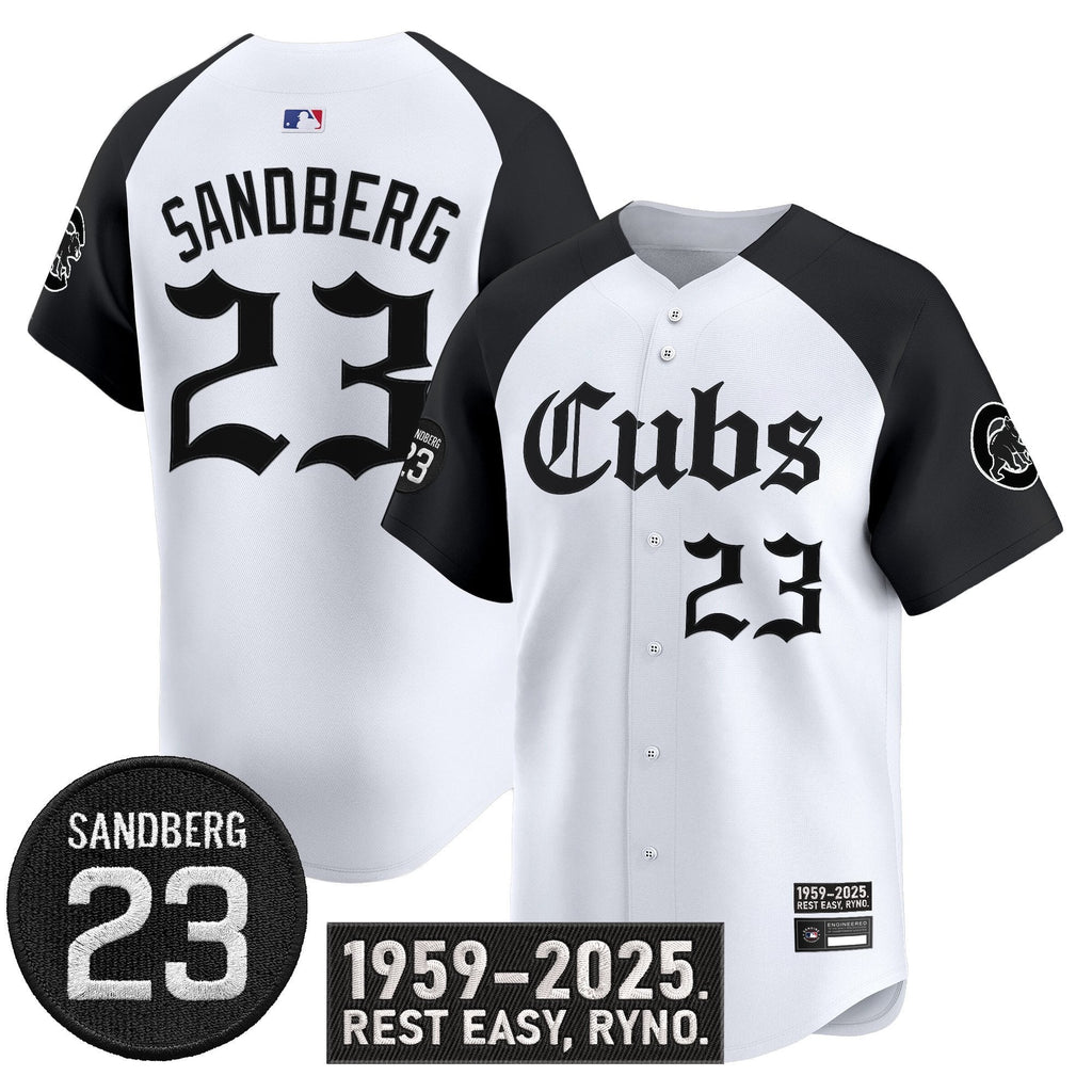 Ryne Sandberg Jersey #23 Chicago Cubs Ryne Sandberg Tribute Stitched