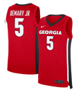 Somto Cyril Jersey #6 Georgia Bulldogs NIL Basketball Red