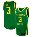 Sofia Bell Jersey #3 Oregon Ducks NIL Basketball Green