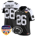 Saquon Barkley Jersey #26 Penn State Orange Bowl Patch Stitched