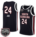 Sahnya Jah Jersey #24 South Carolina Gamecocks 2024 NCAA Basketball National Champions Black