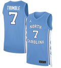 Seth Trimble Jersey #7 North Carolina Tar Heels Basketball Blue