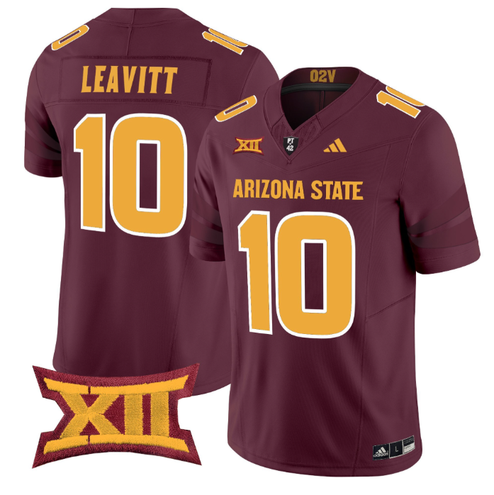 Sam Leavitt Jersey #10 Arizona State Sun Devils 2025 Limited Stitched