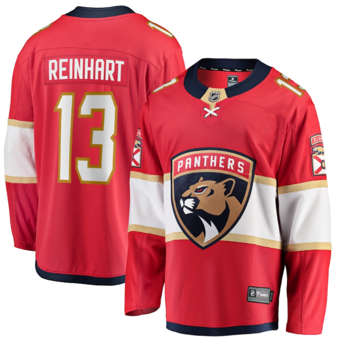 Sam Reinhart 13 Florida Panthers 2025 Breakaway Player Men Jersey