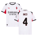 Samuele Ricci 4 AC Milan 2025-26 Away Men Jersey – White