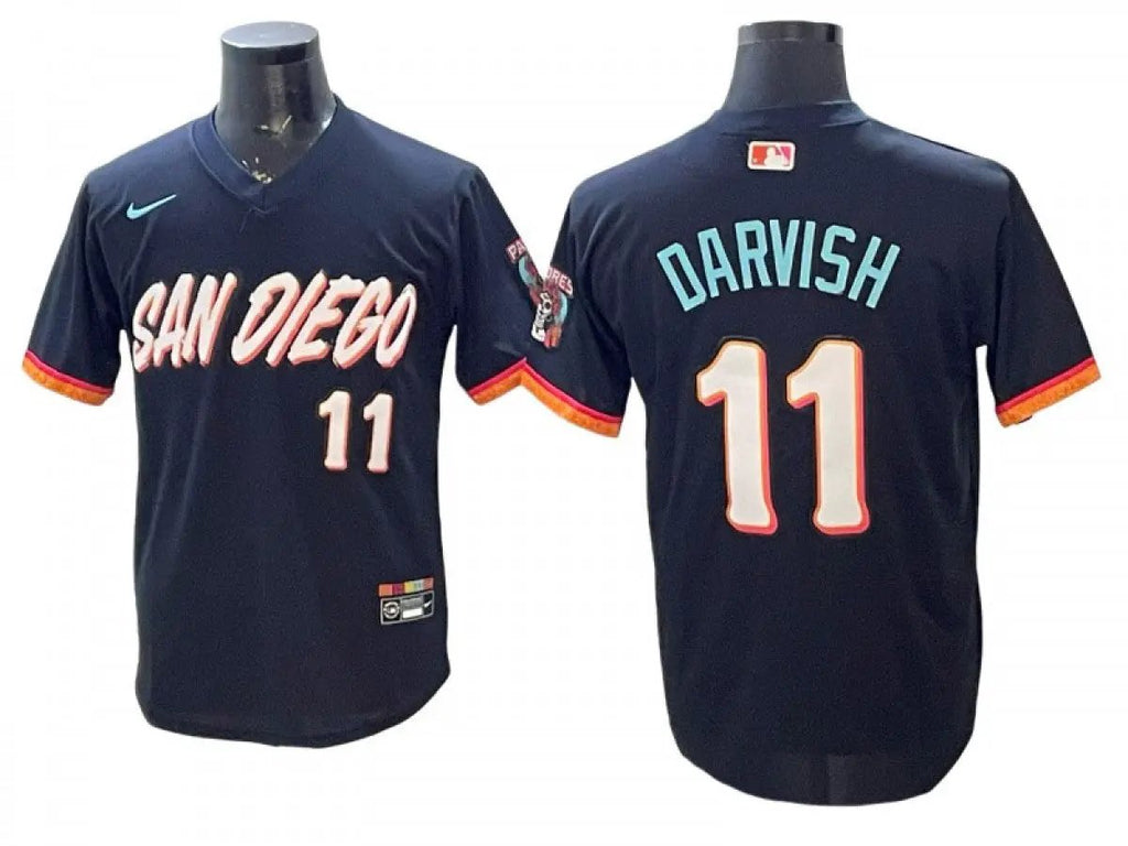 San Diego Padres #11 Yu Darvish 2026 City Connect Limited Jersey - Obsidian