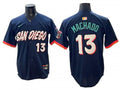 San Diego Padres #13 Manny Machado 2026 City Connect Limited Jersey - Obsidian