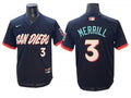 San Diego Padres #3 Jackson Merrill 2026 City Connect Limited Jersey - Obsidian