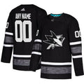 San Jose Sharks  Black 2019 NHL All-Star Game Parley Custom Jersey Stitched