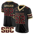 San Marcos Jersey #512 Texas State Bobcats 2025 Limited Stitched