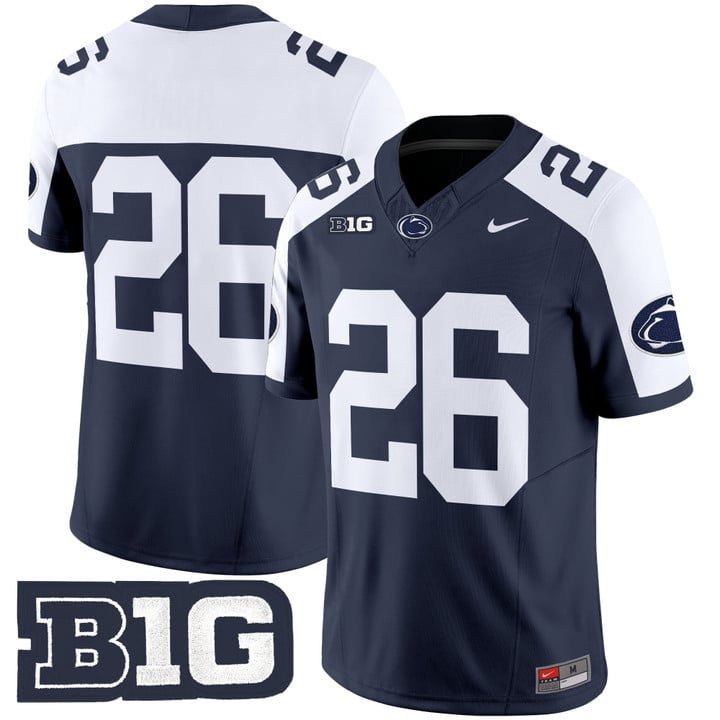 Saquon Barkley Jersey #26 No Name Penn State Nittany Lions 2025 Stitched
