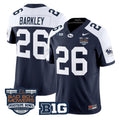 Saquon Barkley Jersey #26 Penn State Throwback Pinstripe Bowl Stitched