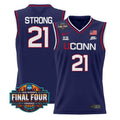 Sarah Strong Jersey #21 UConn Huskies 2026 Final Four Stitched Navy