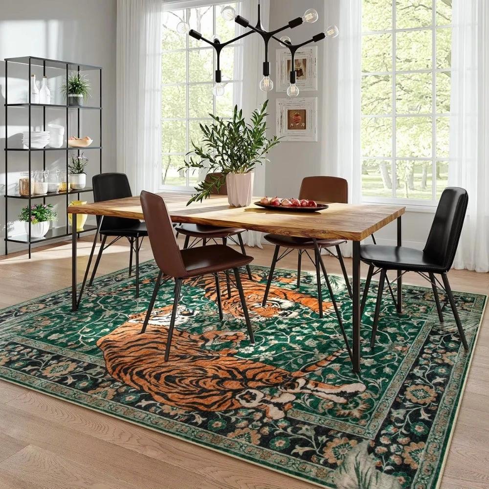 Savage Grace Tiger Tapestry Carpet Rug