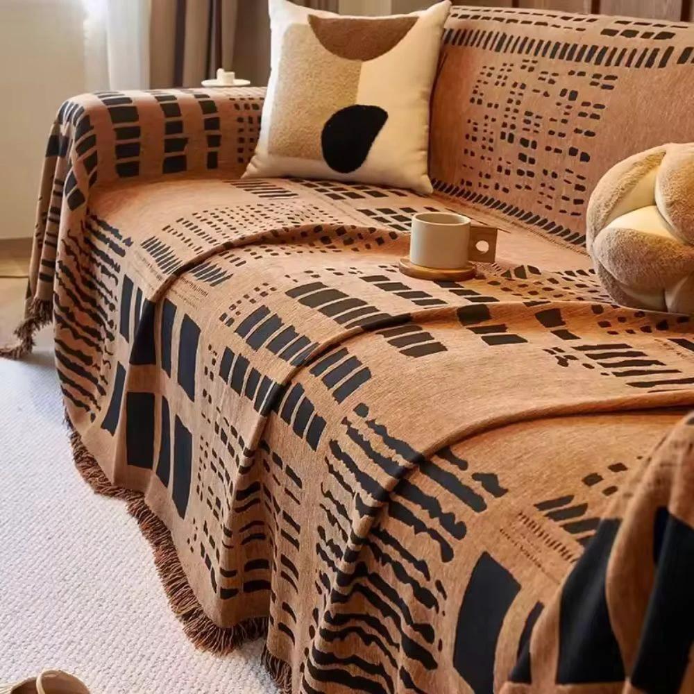 Savanna Geo Chenille Sofa Cover