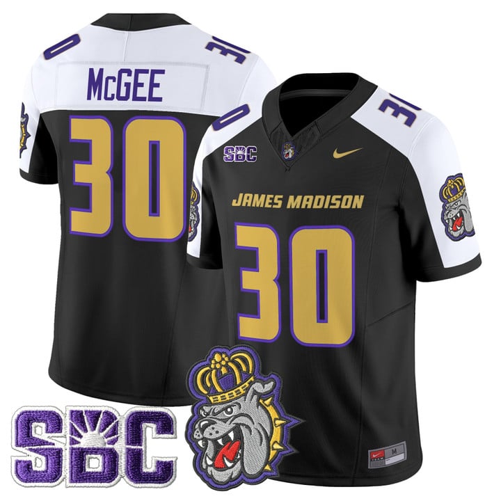 Scotty McGee Jersey #30 James Madison Dukes 2025 Vapor Stitched