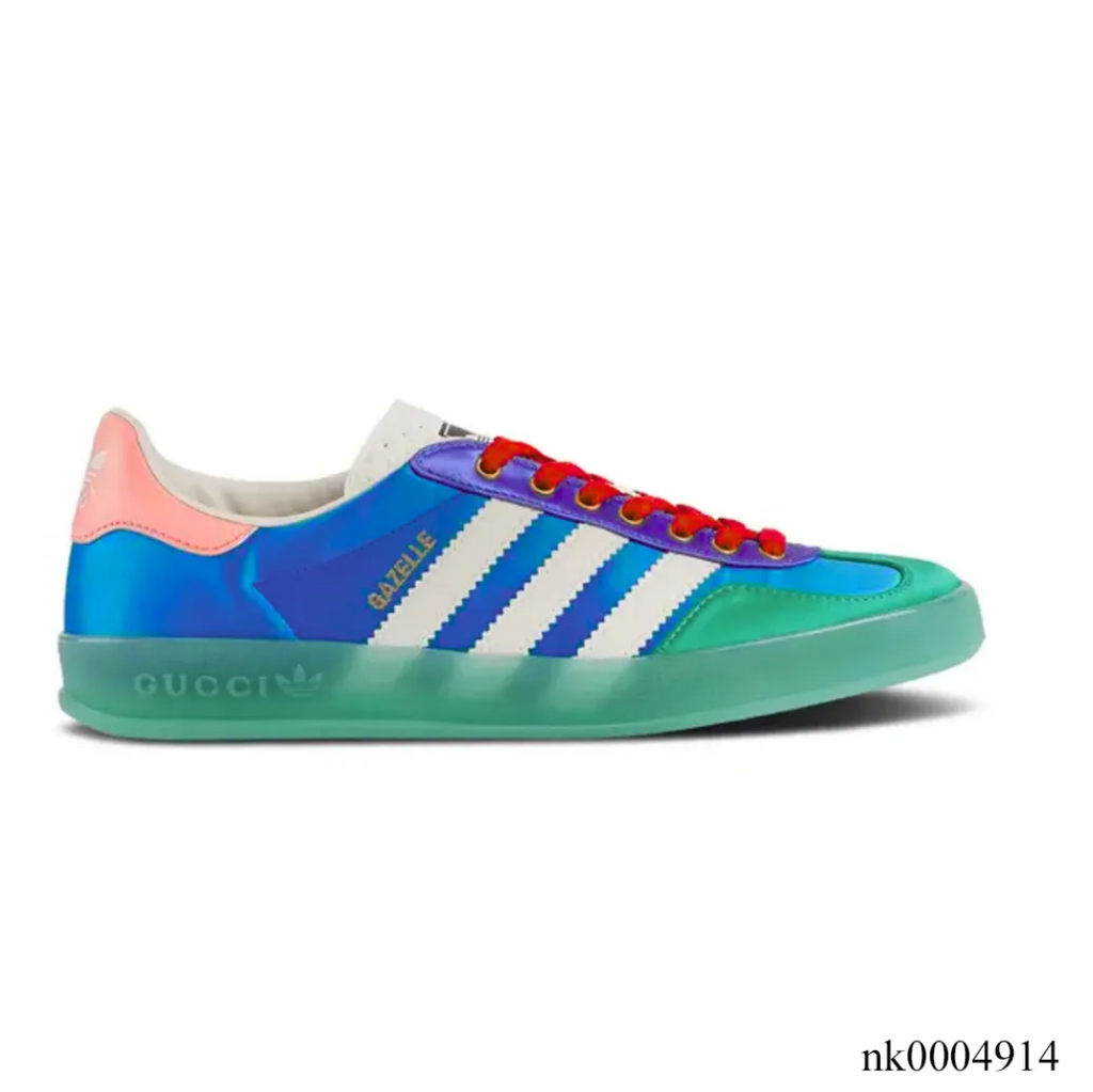 GG x AD Gazelle ‘Light Blue Silk’ Shoes Sneakers
