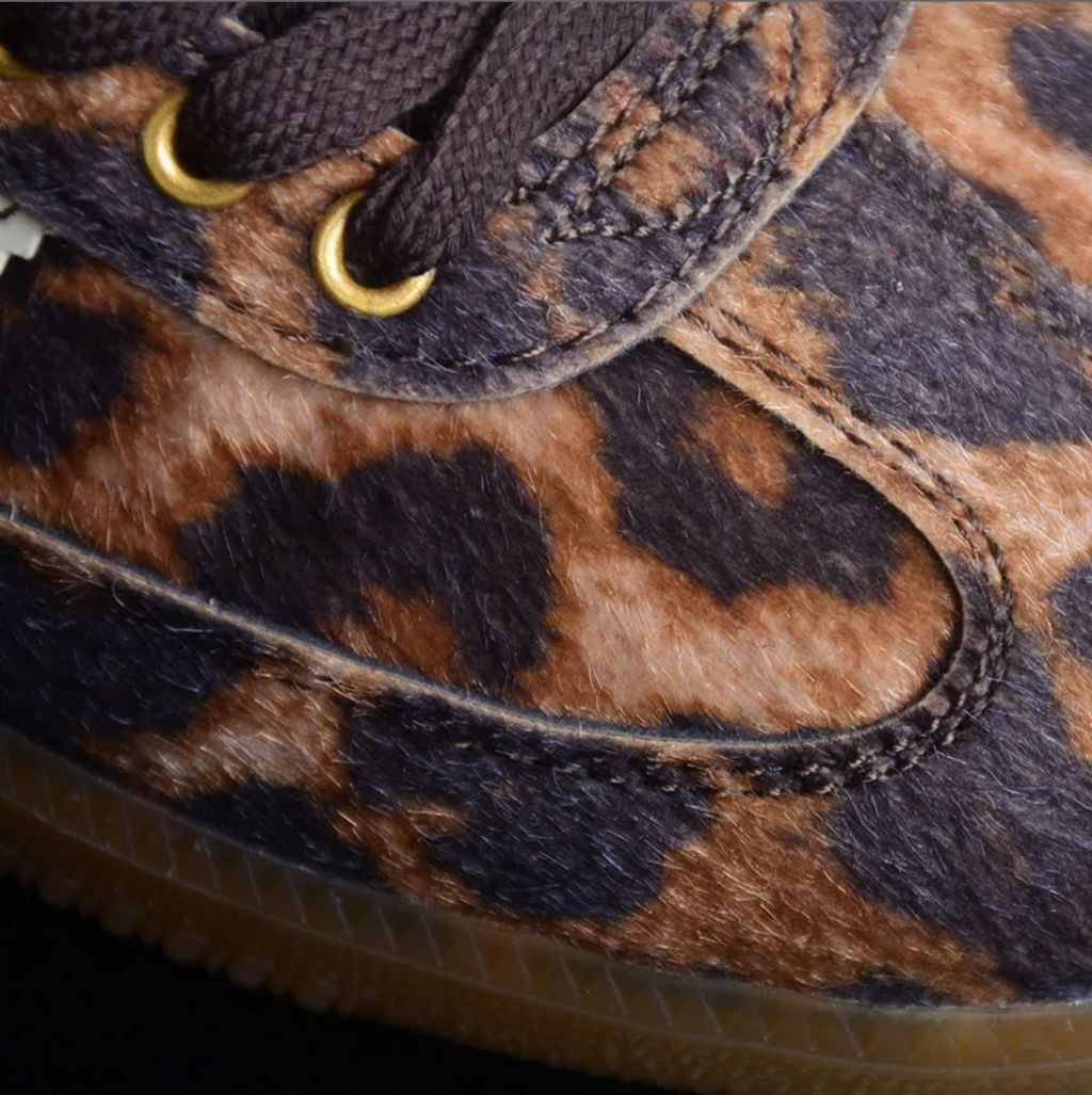 Wales Bonner x AD Samba Pony Leopard Shoes Sneakers