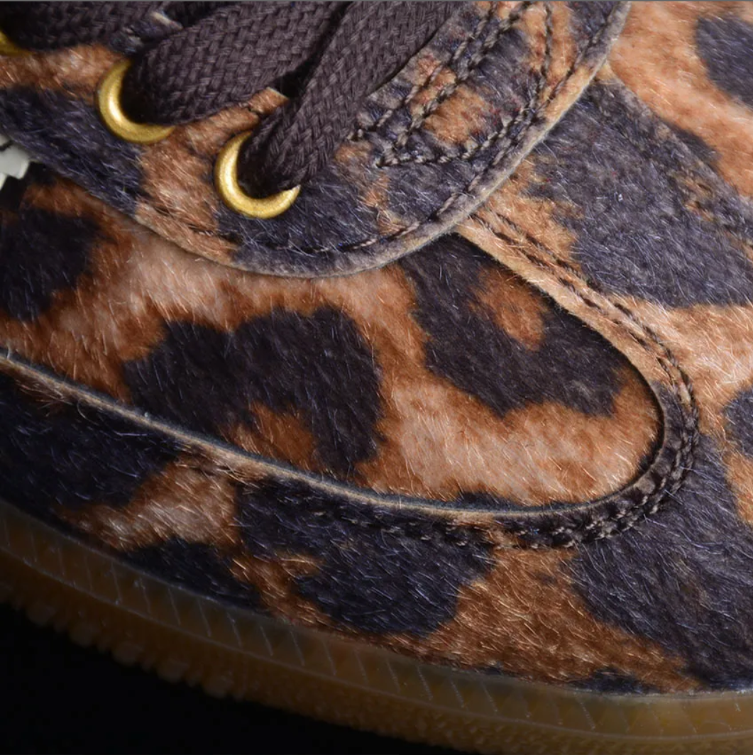 Wales Bonner x AD Samba Pony Leopard Shoes Sneakers