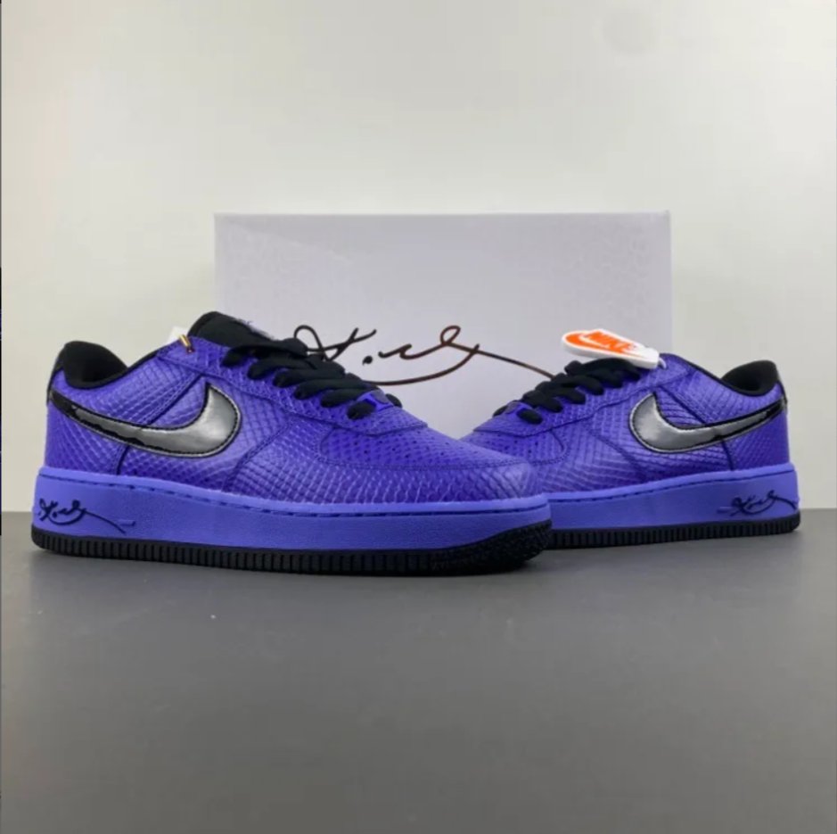 Kobe Bryant x FC Barca x Air Force 1 Low Protro Persian Violet Shoes Sneaker