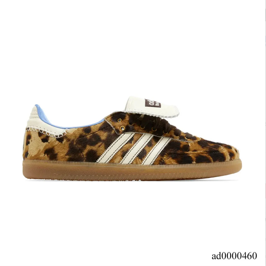 Wales Bonner x AD Samba Pony Leopard Shoes Sneakers