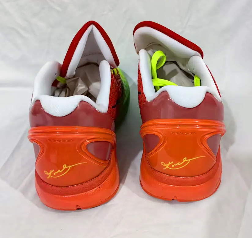 Kobe 6 Protro Grinch Custom Shoes Sneakers