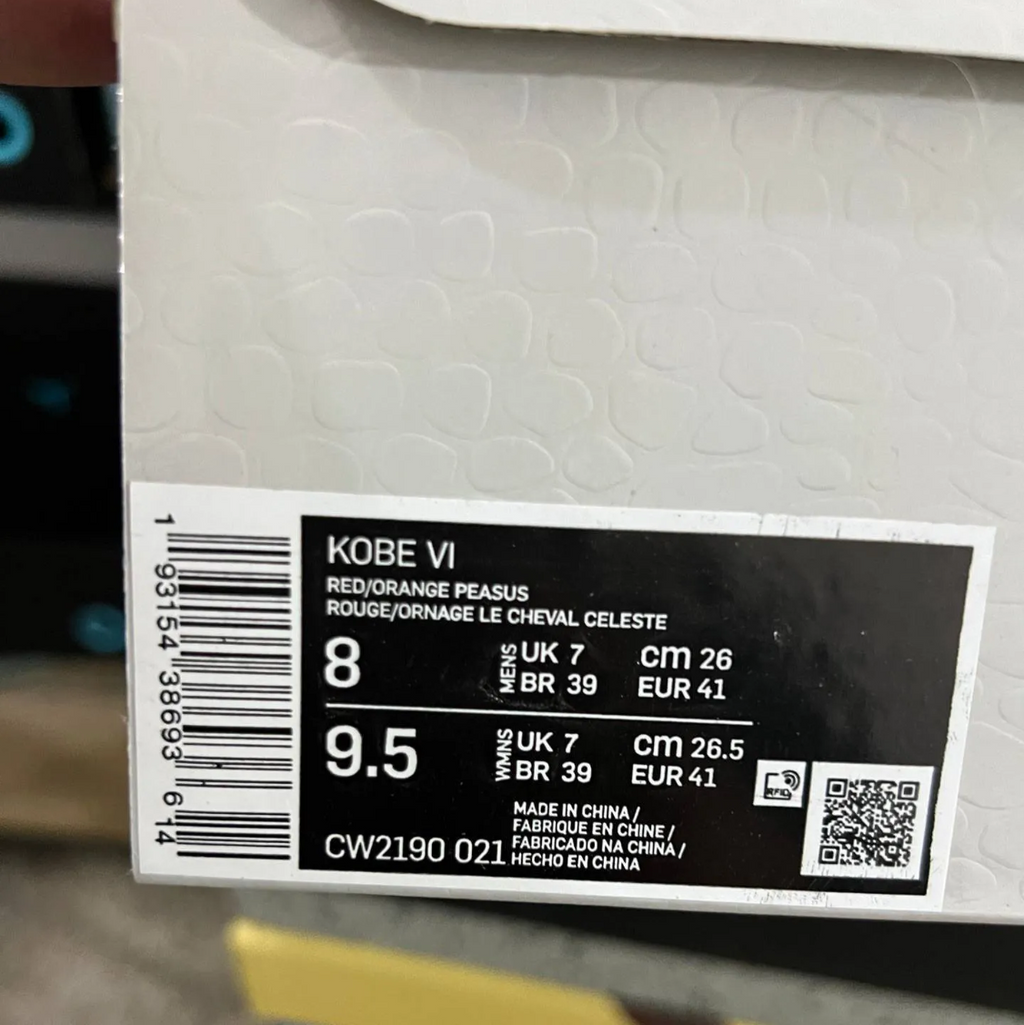 Kobe 6 Year Of The Horse Shoes Sneakers