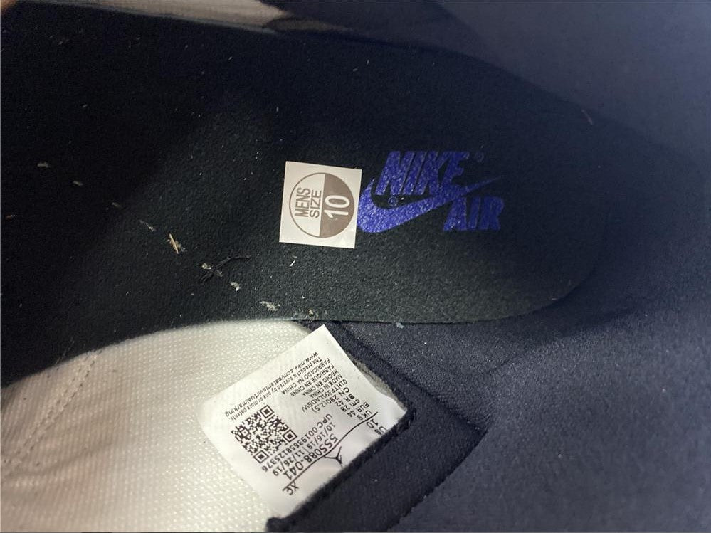 Air Jordan 1 Retro High Black Game Royal Shoes Sneakers