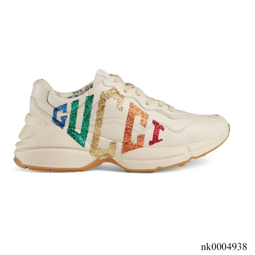 GG Rhyton Monogram ‘Glitter’ Shoes Sneakers