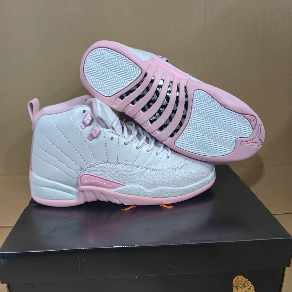 Air Jordan 12 White Pearl Pink Shoes Sneakers