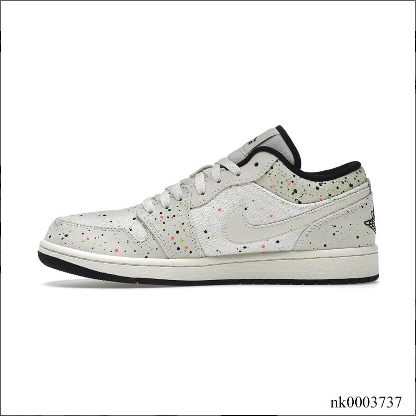 Air Jordan 1 Low Brushstroke Shoes Sneakers