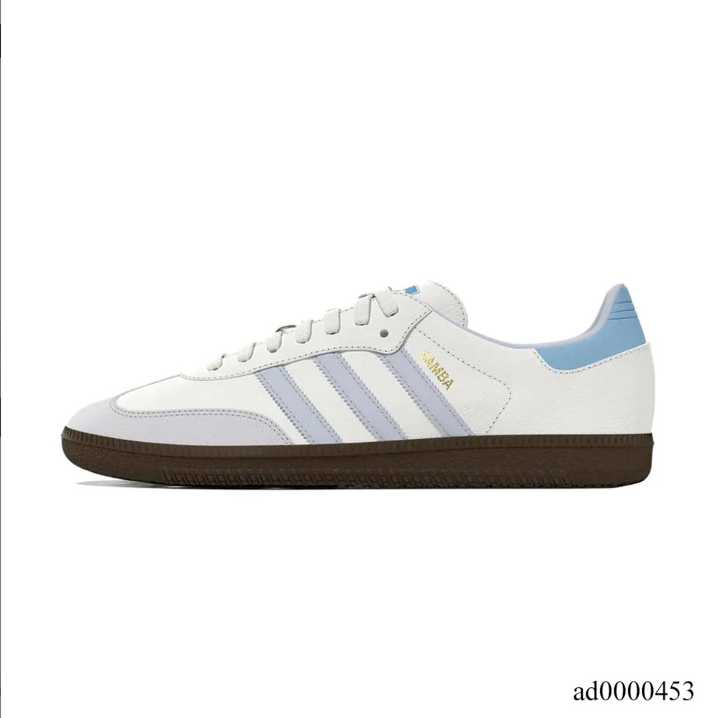 AD Samba OG White Halo Blue Shoes Sneakers