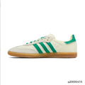 Wales Bonner x AD Samba Cream White Bold Green Shoes Sneakers