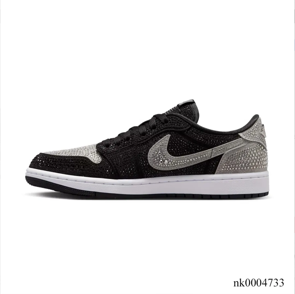 [Premium] Swarovski x Air Jordan 1 Low OG Stealth Shoes Sneakers