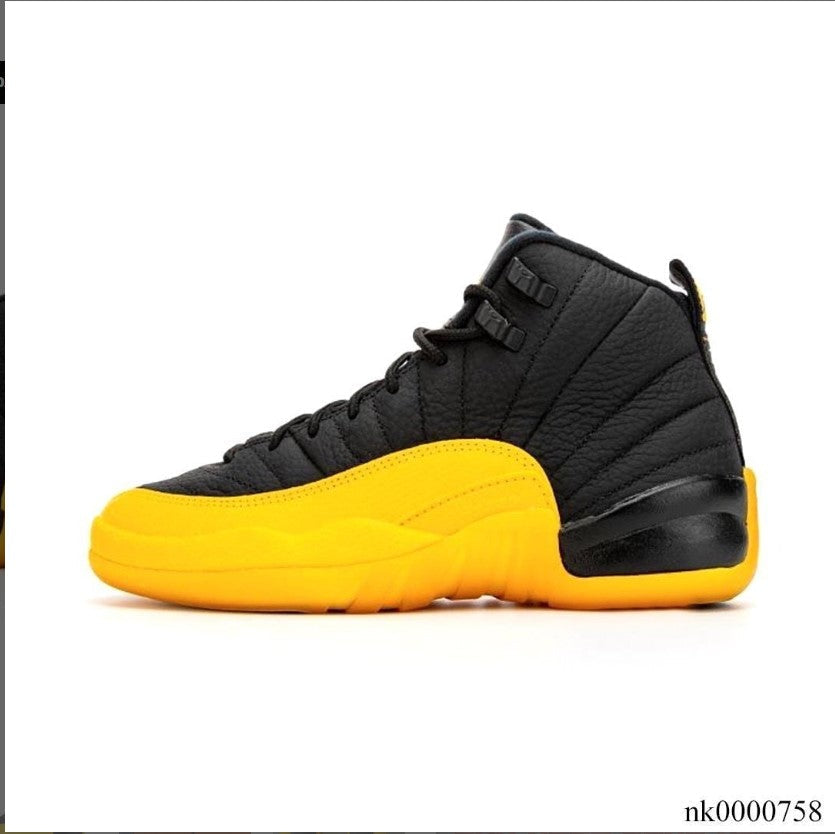 Air Jordan 12 Retro Black University Gold Shoes Sneakers