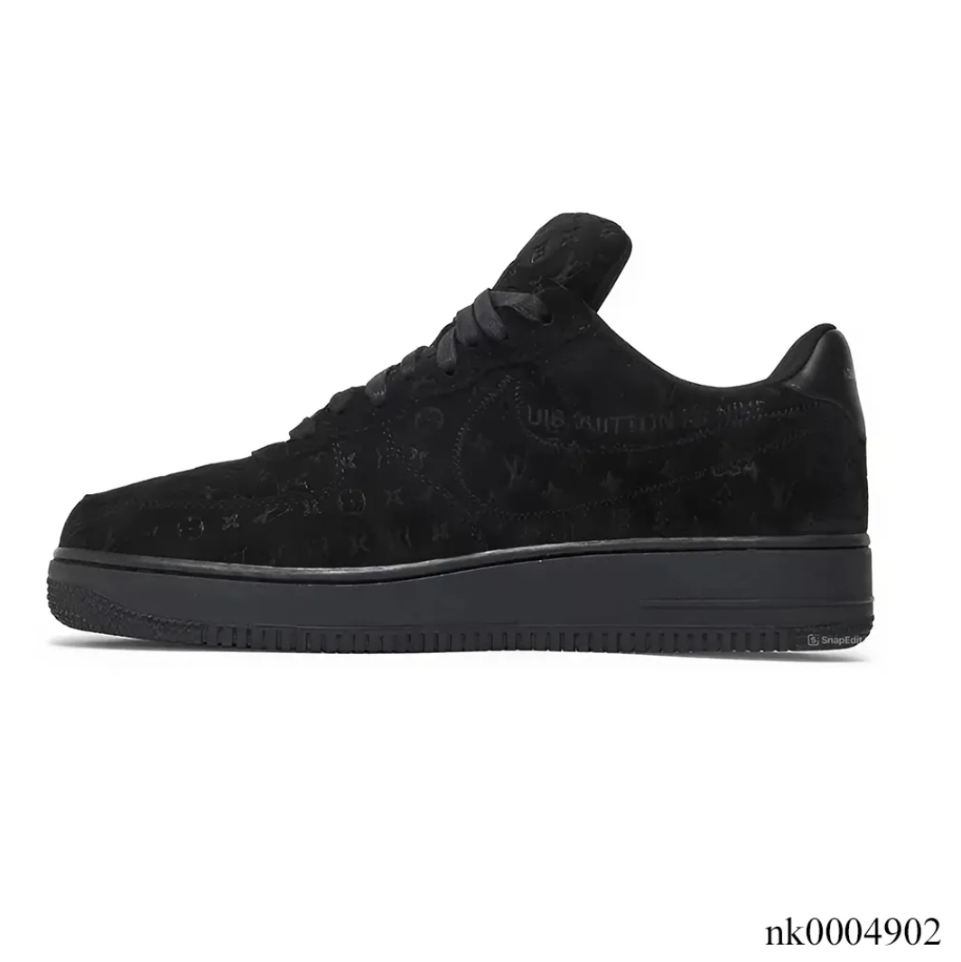 LV x Air Force 1 Virgil Abloh Black Shoes Sneakers
